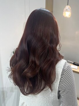 ビビバイベル(BiVi by BHEL) 桑名ロングレイヤーカットミルクティーベージュロングヘア韓国