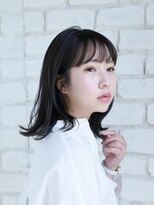 ヘアアンドアイラッシュ ココアンジェ くりえいと宗像店(Coco Ange)&nbsp;艶感外はねミディ