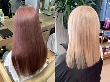 ヘアサロン アウラ(hair salon aura)の雰囲気（中明度~高明度まで【ケアブリーチ】でダメージレスな施術が◎）