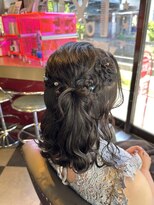 グリッツ (GLITZ) フルールヘア お花 リボン イベントヘア