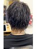 【men's/平日限定25%OFF】カット+眉毛cut+カラー+TR付き ￥14500→￥10900