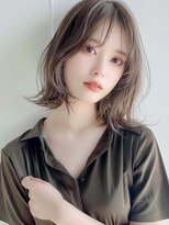 シオ 流山おおたかの森(Sio)&nbsp;外ハネミディアム髪質改善トリートメント透明感カラー