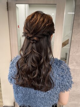 ハイル(KHAIR) 王道ハーフアップ♪/梅田美容室/金城二千夏