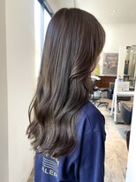 ヘアーアイストゥーレ(HAIR ICI TRE)&nbsp;ブリーチなしダブルカラー オリーブ 担当渡辺聖
