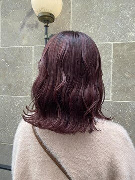 フォルテ 表参道店(FORTE) ブラウンにほんのりピンクをまぜた上品カラー！