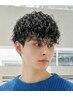 【小顔効果No.1】MEN’Sカット＋波巻きツイストスパイラルパーマ