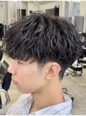 緩め縦落ちツイストスパイラルパーマ