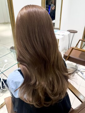 フォルテ 表参道店(FORTE) ブリーチなしでできるミルクティーベージュ♪/表参道