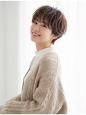 甘めの大人ショートボブ