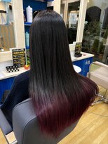 アクアライム(Aqua Lime)&nbsp;チェリーパープルグラデーション