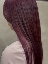 ヘアプレイスソル (HAIR PLACE SoL)&nbsp;透明感ピンクブラウン/ストレート/艶髪