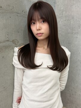 アロ 梅田(alo) 【苗代萌】ブリーチなしでできるチョコレートブラウン