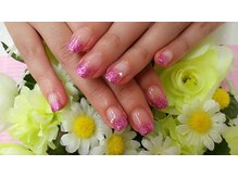 プルミエ ネイル(Premier Nail)/パープルピンクラメグラデ