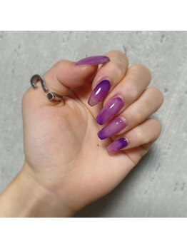 グラマラス アンジェアイ 荻窪店(glamourous ange eye)/ぶどうネイル