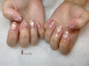 アイネイルズ 四条河原町店(I-nails)/ぽこぽこニュアンス￥11500