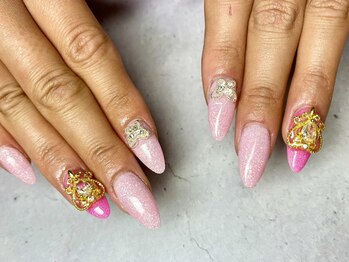 クリーク(CREEK)/モテピンク韓国ネイル