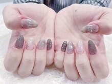 ラルネイル 大宮(Lull. nail)/#ニュアンス #ダークカラー