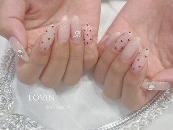 ラヴィン なんばスカイオ店(Lovin)/【パラジェル】ハートネイル