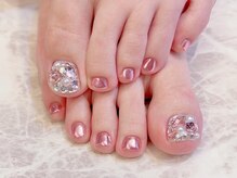 ネイルサロン デコール(NAIL SALON Decor)/ストーン埋め尽くしミラーフット