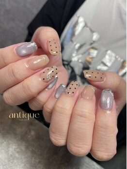 アンティーク(antique)の写真/【落ち着いた雰囲気でオトナ女性に人気のネイルサロン】完全プライベート空間で毎月のネイルが楽しみに♪