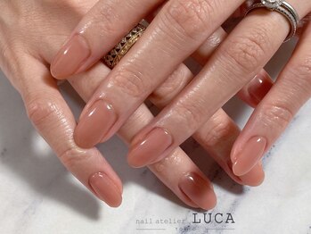 ネイルアトリエルカ(nail atelier LUCA)/W-371 シアーテラコッタピンク