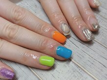 ウォーターワールド 大和店(WATER WORLD)/ミラーネイル