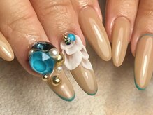 オーラリー ネイル アート メゾン(ORRERY nail art maison)/ハンド / 3Dビジュー