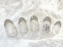 ネイルサロン ラポール 新札幌店/ハンド）定額ガラスフレンチ１