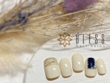 ネイルアンドアイラッシュ ブレス エスパル山形本店(BLESS)/冬の定番オフホワイトカラー！！