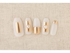 シンプルミラーオフィスネイル