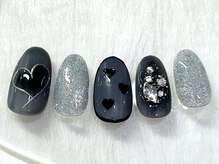 サニーサイド ウィズ マキア 茅ヶ崎店(Sunnyside with MAQUIA)/ハートチークネイル