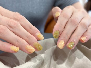 アノヴァ 明治神宮前 表参道(ANOVA)/ニュアンスネイル 冬ネイル