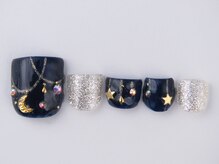 まつげアンドネイル ディアマンローズ(DIAMANT ROSE)/お星様ネイル・フット6600円