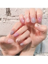アティックネイルアトリエ(attic nail atelier)/押し花ネイル★