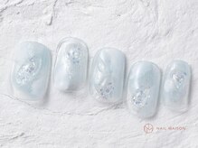 ネイルメゾン 渋谷店(NAIL MAISON)/韓国ぷっくりクリアラメ¥5800