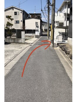 キヨラカ(氣浄華 kiyoraka)/大宮通沿いからの経路　-2