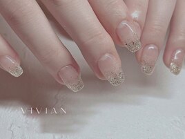 ラメグラデーション