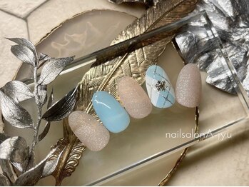 ネイルサロン アージュ(Nail Salon A jyu)/アーガイル×スノーフレーク