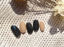 ヴィガー アンド ルックス 白金 目黒(Vigor&Looks)/大人ネイル　ブラック　ベージュ