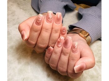 モダンクラフトネイル 河原町(moderncraft nail)/チークネイル￥11000