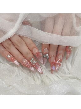 リンドネイル バイ モカ アンド ララ(Lind nail by moca and LaLa)/チークネイル