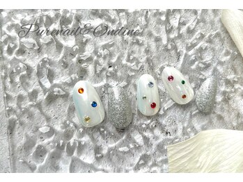 ピュアネイルアンドオンディーヌ/定額ミドルデザイン