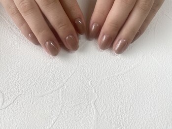 マハロネイル(Mahalo Nail)/ワンカラー(ラメベージュ)