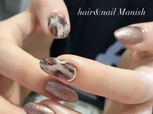 マニッシュ(Manish)/ニュアンスレオパード/ブラウン