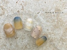 マリーネイルズ 大阪梅田店(MARIE NAILS)/新規様7000円0717eくすみカラー