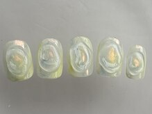 アイネイルズ 渋谷店(I nails)/ニュアンスイエローぷっくり
