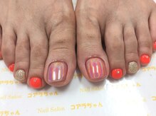 ネイルサロン コアラちゃん/フット☆ユニコーンネイル