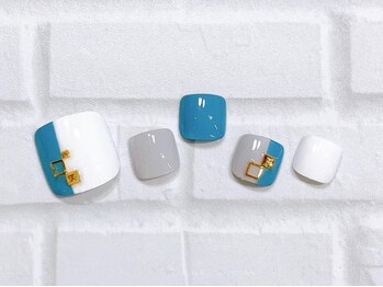 フィールネイル 天王町店(feelnail)/フット・トレンド定額　9500円