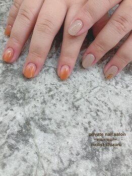 プライベート ネイルサロン マーマ(murmur)/ちぐはぐネイル
