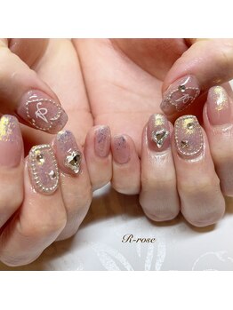 アールローズ(R-rose)/キラキラネイル